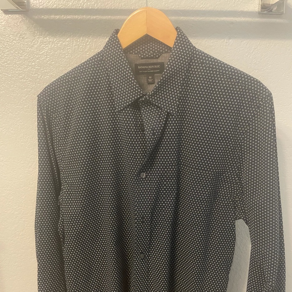 Banana Republic Patterned Dress Shirt